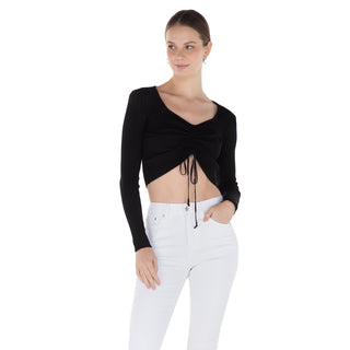 SWEATER CROPPED CON AMARRE PARA DAMA FOREVER 21