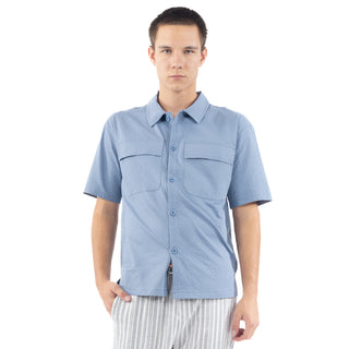 Camisa De Verano Con Corte Relajado Y Bolsas