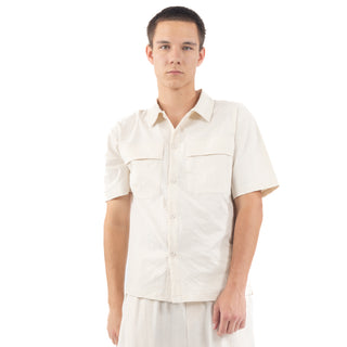 Camisa De Verano Con Corte Relajado Y Bolsas