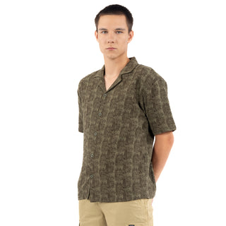 Camisa De Verano Con Corte Relajado Y Estampada