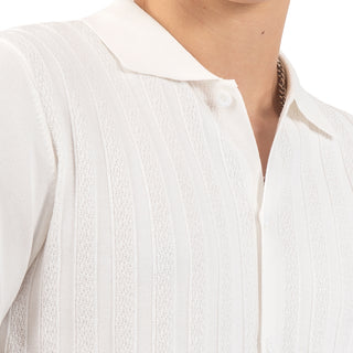 Camisa Tejida Con Textura