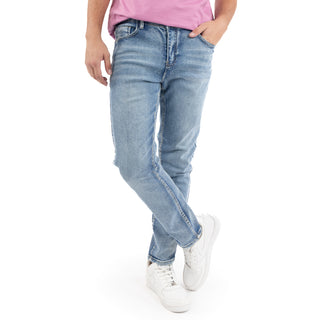 Jeans Denim Slim Deslavado