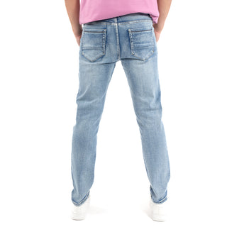 Jeans Denim Slim Deslavado