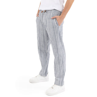 Pantalón A Rayas Casual