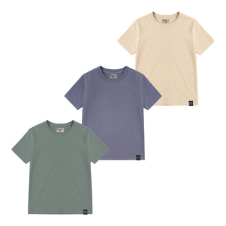 Set de 3 Playeras Basicas Manga Corta