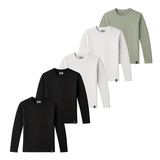 Set de 5 Playeras Manga Larga