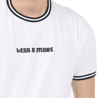 Playera Manga Corta Con Contraste En El Cuello