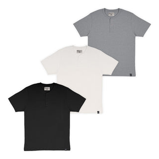 Set de 3 Playeras Cuello Henley