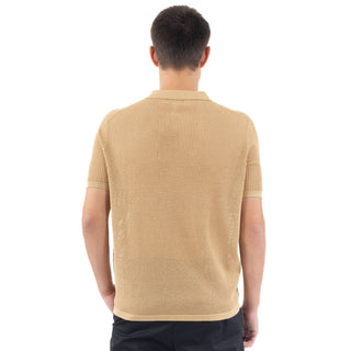 Playera Polo Tejida Estilo De Verano