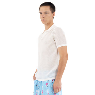 Playera Polo Tejida Estilo De Verano