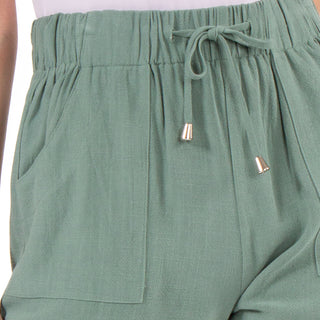 Short De Lino Estilo Primaveral