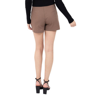 Short Fashion Con Cinturón Y Botones