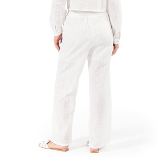 Pantalón Amplio Con Textura