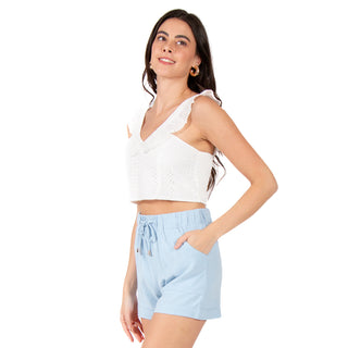 Blusa Con Fruncido En Tendencia