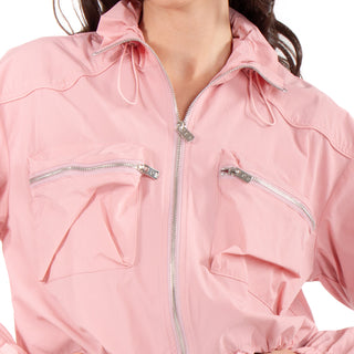 Chamarra Corta Con Estilo Rompevientos