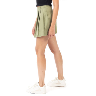 Falda Corta Tableada