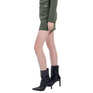 Falda/Short Fashion Con Cinturones