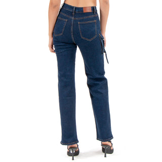 Jeans Cargo Fit High Waist