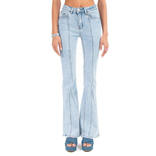 Jeans Fit Relajado Con Cortes A Los Lados