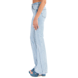 Jeans Fit Relajado Con Cortes A Los Lados