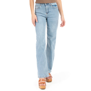 Jeans Denim Fit De Pierna Ancha