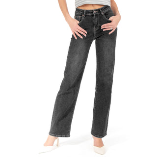 Jeans Denim Fit De Pierna Ancha