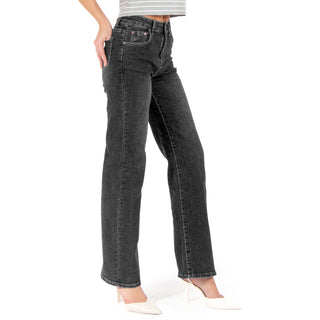 Jeans Denim Fit De Pierna Ancha