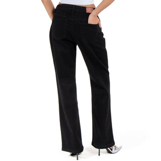 Jeans De Denim Con Fit Straight Y Deslavado