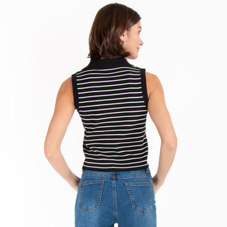 Playera Polo De Verano Y Tejido A Rayas