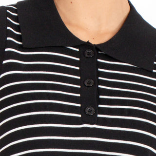 Playera Polo De Verano Y Tejido A Rayas