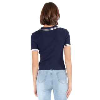 Playera Polo Ligera Con Rib