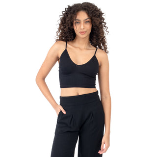 CROP TOP SLIM FIT  STRAPPY PARA DAMA FOREVER 21