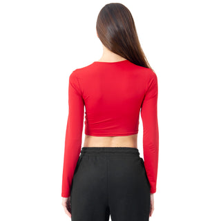 Playera Básica Cuello Redondo Manga Larga