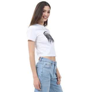 Playera Fashion Estampada Con Cadena