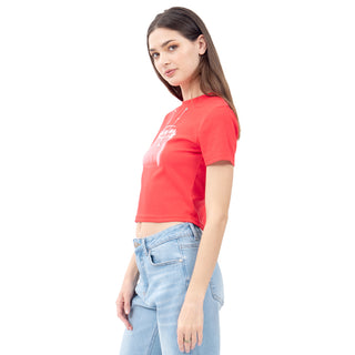 Playera Fashion Estampada Con Cadena