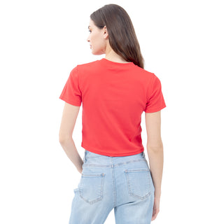 Playera Fashion Estampada Con Cadena