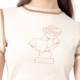 Playera Fashion Con Estampado Moderno