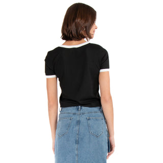 Playera Con Trendy Contrast