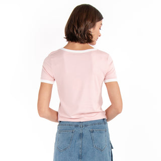 Playera Con Trendy Contrast