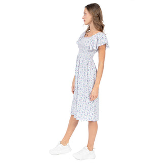 Vestido Con Detalles Frontales