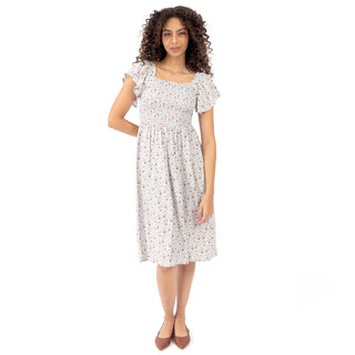 Vestido Con Detalles Frontales