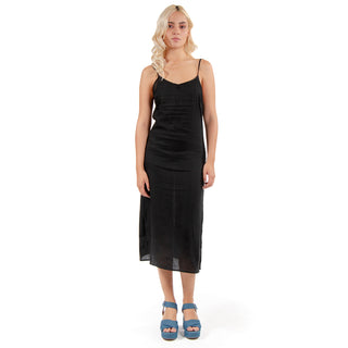 Vestido Liso Con Versátil Estilo De Lujo