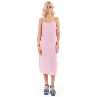 Vestido Liso Con Versátil Estilo De Lujo