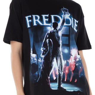 PLAYERA MC OVERSIZE FREDDY MERCURY COLOR NEGRO PARA DAMA FOREVER 21