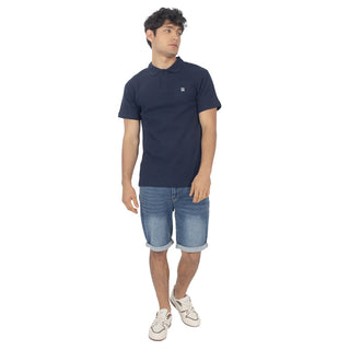 Bermuda Denim con Dobladillo Roll Up