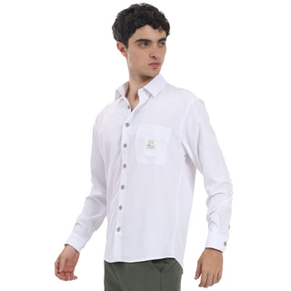 CAMISA PARA HOMBRE DE NYLON WITH FRONT POCKET FOREVER 21