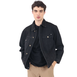 CHAMARRA PARA HOMBRE BASIC DENIM JACKET FOREVER 21