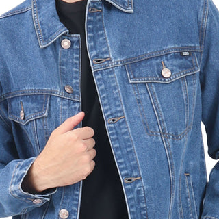 CHAMARRA PARA HOMBRE BASIC DENIM JACKET FOREVER 21