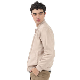 CHAMARRA PARA HOMBRE BOMBER DE GAMUZA FOREVER 21