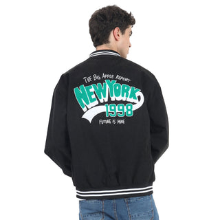 CHAMARRA PARA HOMBRE CORDUROY VARSITY JACKET FOREVER 21